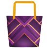 Golden Lines Beach Bag