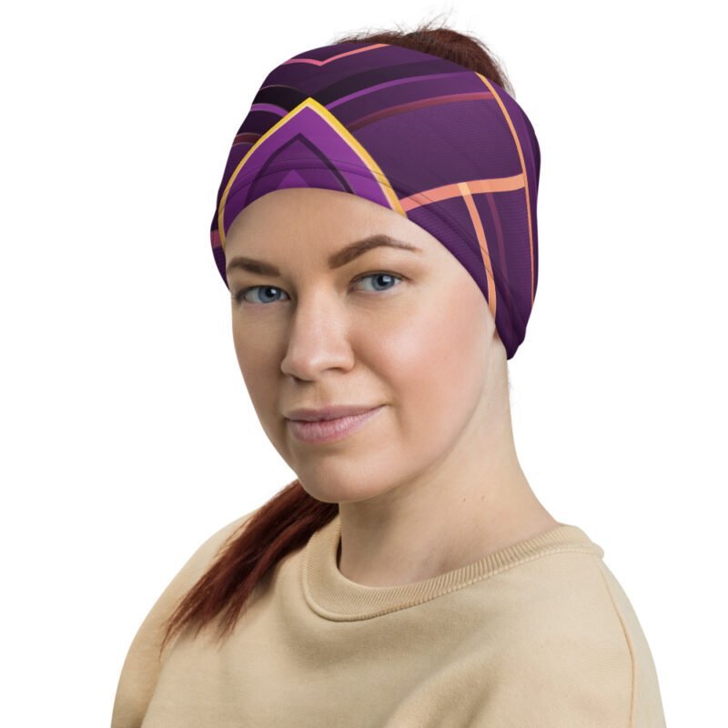 Golden Lines Neck Gaiter - Image 4