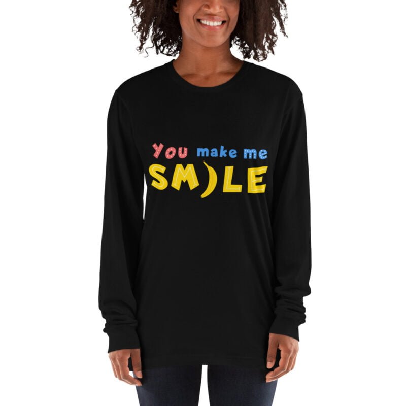 You Make Me Smile Long Sleeve T-Shirt - Image 2