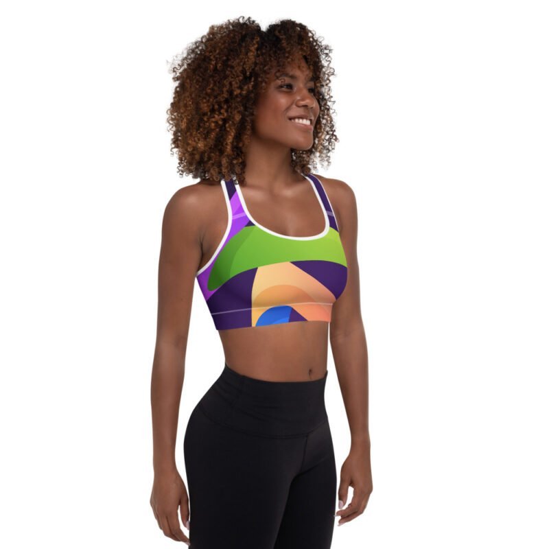 Flying Strips Padded Sports Bra - Image 5