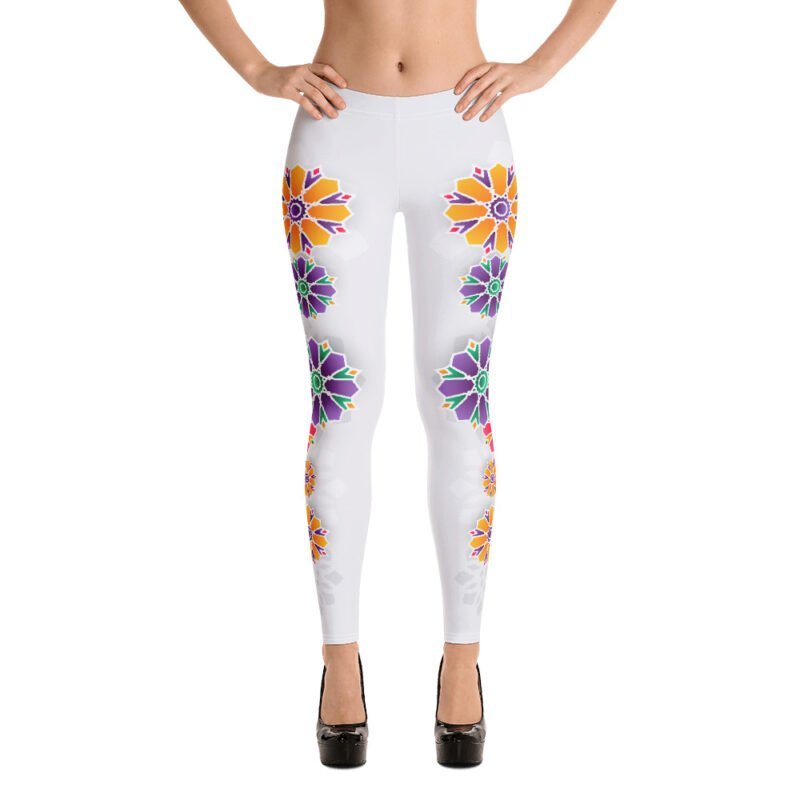 Color Flower Leggings