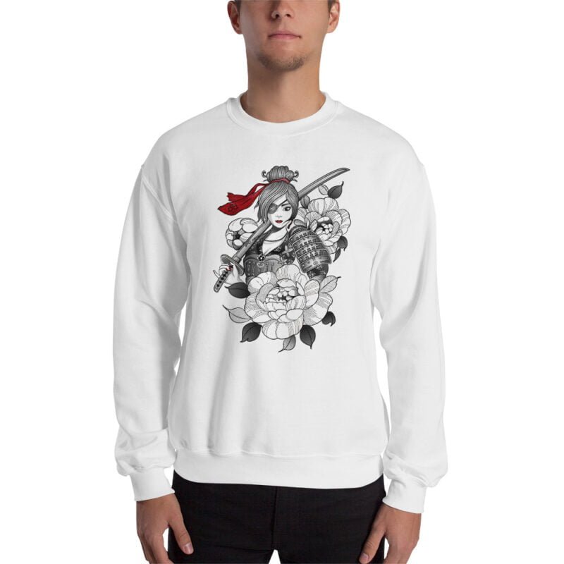 Samurai Girl Combat Sweatshirt - Image 2