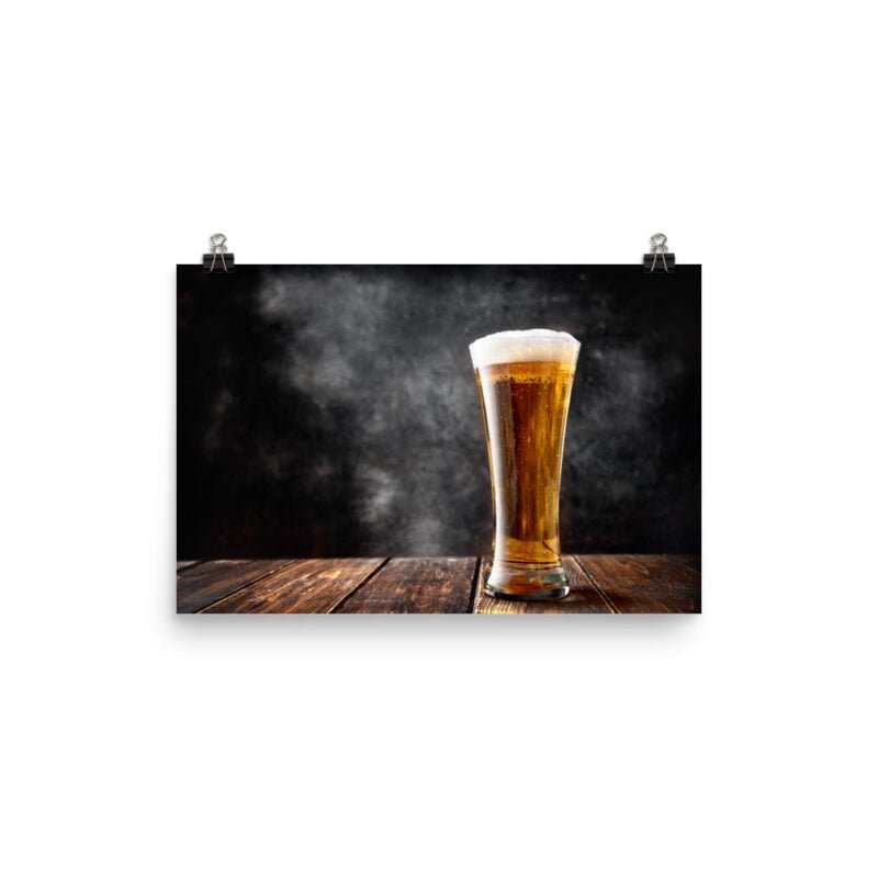 Beer on wooden table - Image 3
