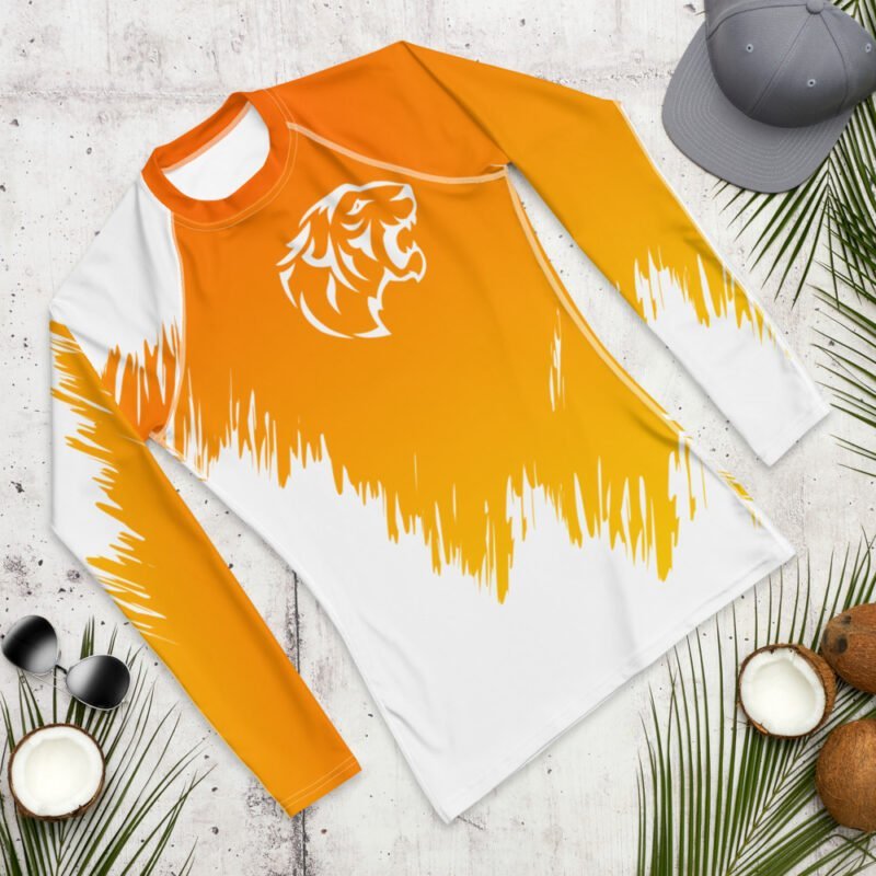 Orange Tiger Rash Guard - Image 5