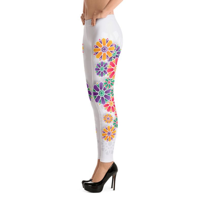 Color Flower Leggings - Image 2