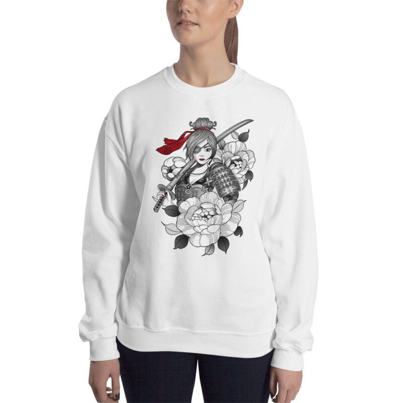 Samurai Girl Combat Sweatshirt - Image 6