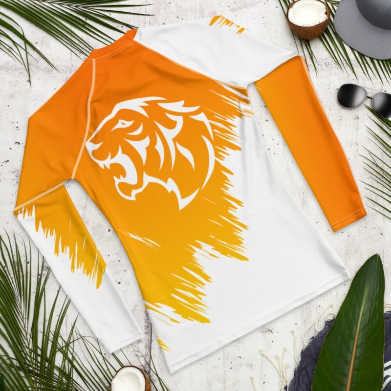 Orange Tiger Rash Guard - Image 6