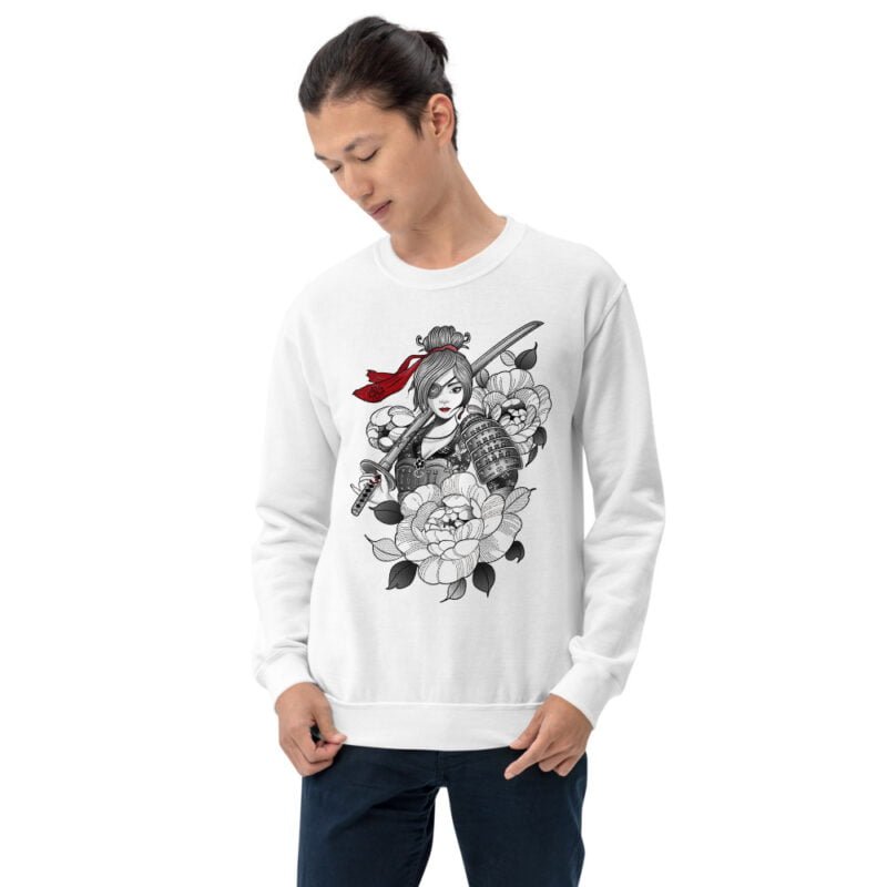 Samurai Girl Combat Sweatshirt - Image 4