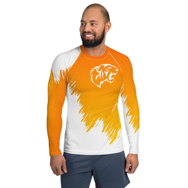 Orange Tiger Rash Guard