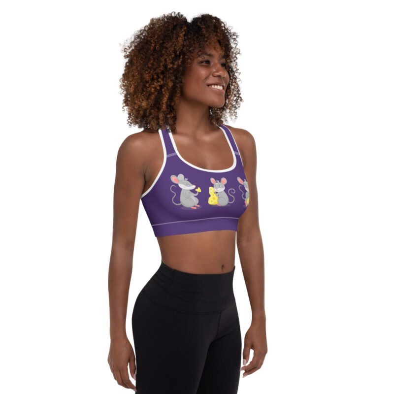 Happy Mouse Padded Sports Bra - Image 3