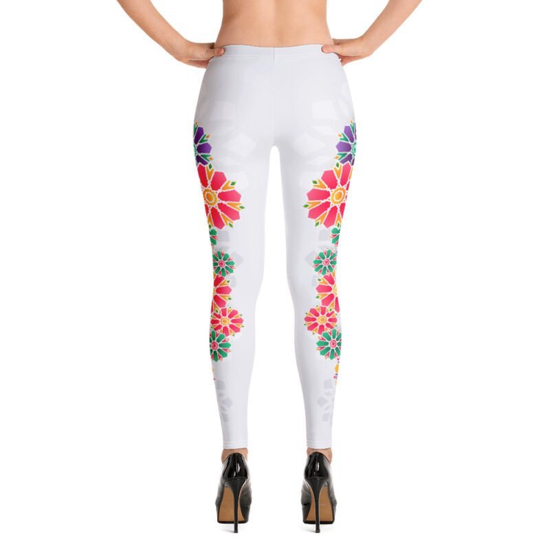 Color Flower Leggings - Image 3