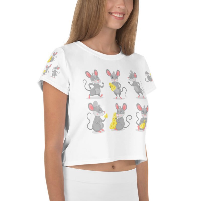 Happy Mouse Crop Tee - Image 4