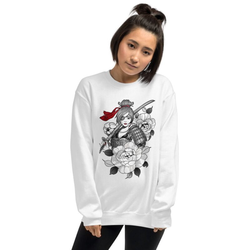 Samurai Girl Combat Sweatshirt - Image 8