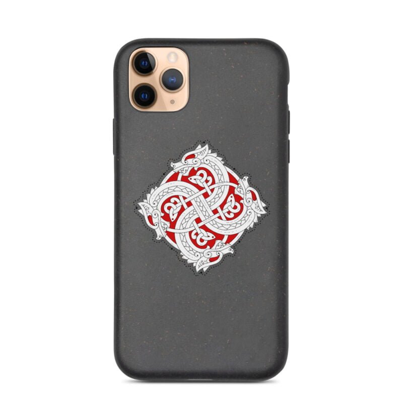 iPhone Scandinavian Snake Biodegradable Case - Image 3