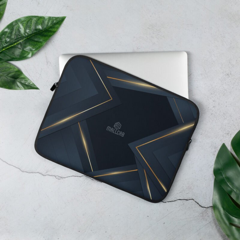 Golden Dark Laptop Sleevelp - Image 2