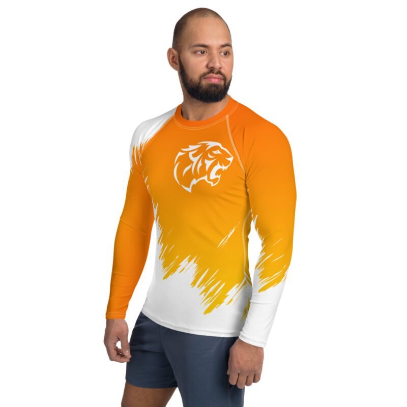 Orange Tiger Rash Guard - Image 3