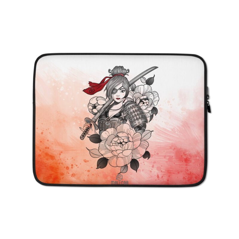 Samurai Girl Laptop Sleeve - Image 3