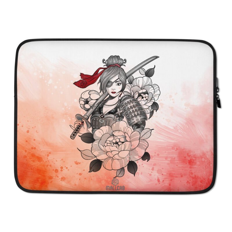 Samurai Girl Laptop Sleeve
