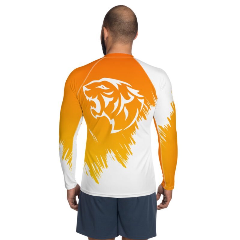 Orange Tiger Rash Guard - Image 2
