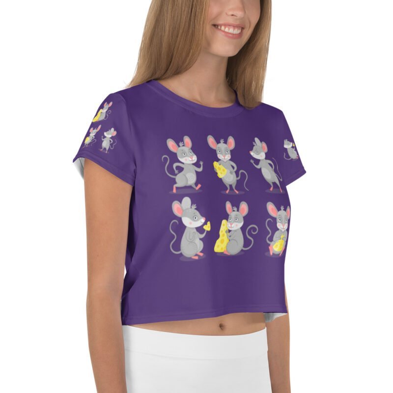 Happy Mouse Crop Tee - Image 4