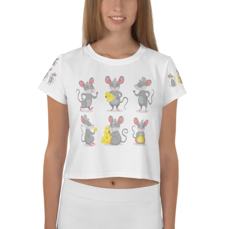 Happy Mouse Crop Tee