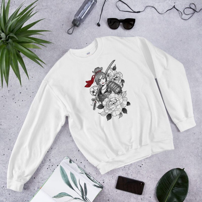 Samurai Girl Combat Sweatshirt - Image 9