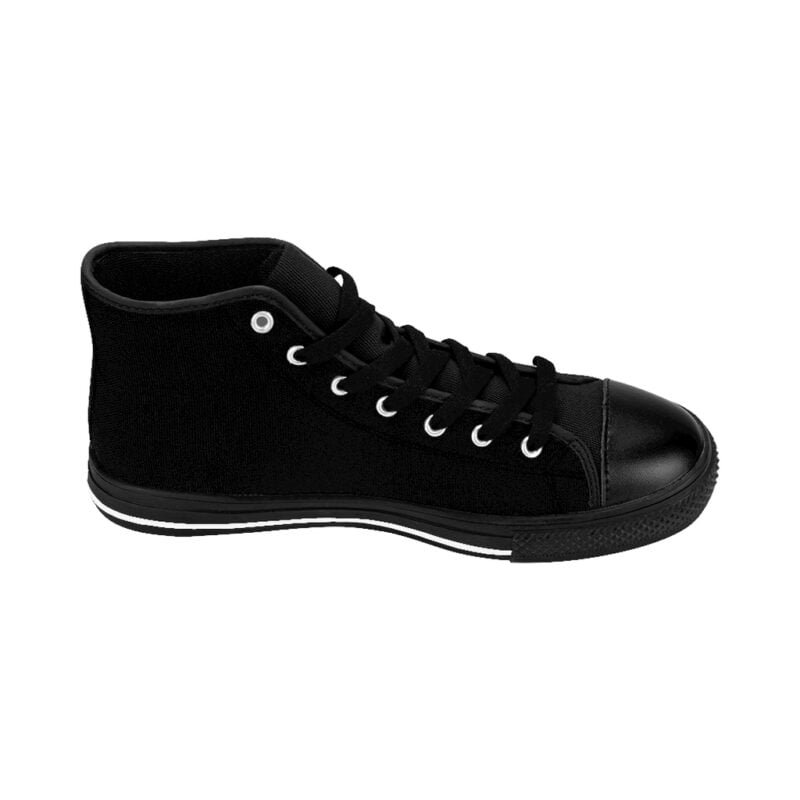 Black - Men's High-top Sneakers - Image 4