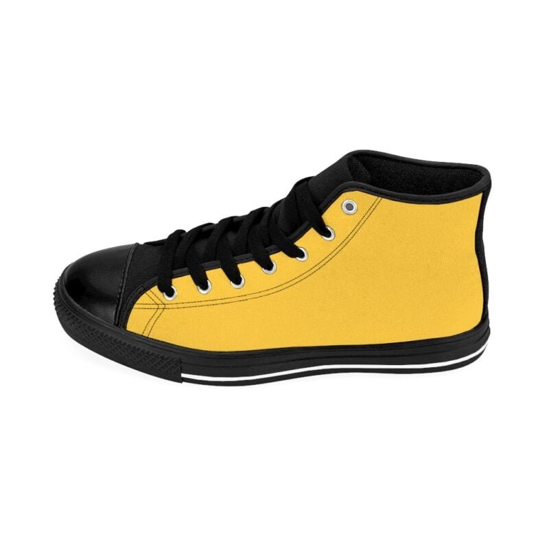 Yellow - Men's High-top Sneakers - Image 3