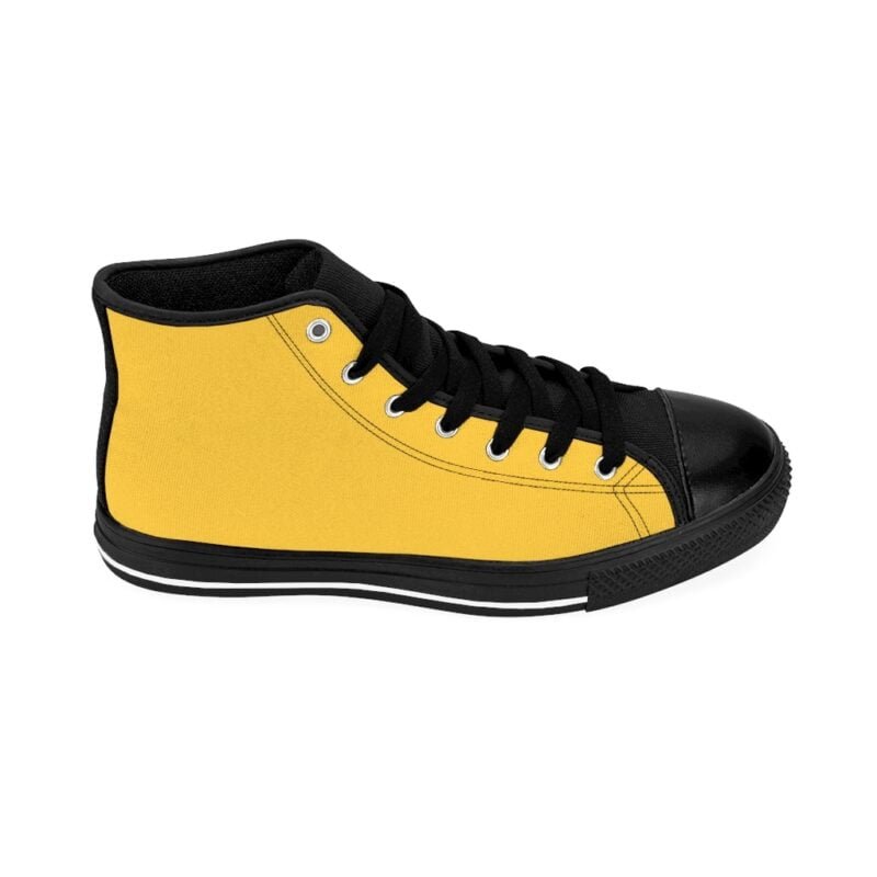 Yellow - Men's High-top Sneakers - Image 6