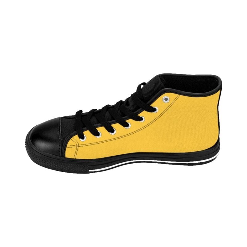 Yellow - Men's High-top Sneakers - Image 7