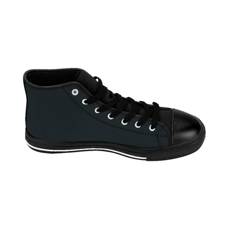 Gunmetal - Men's High-top Sneakers - Image 4