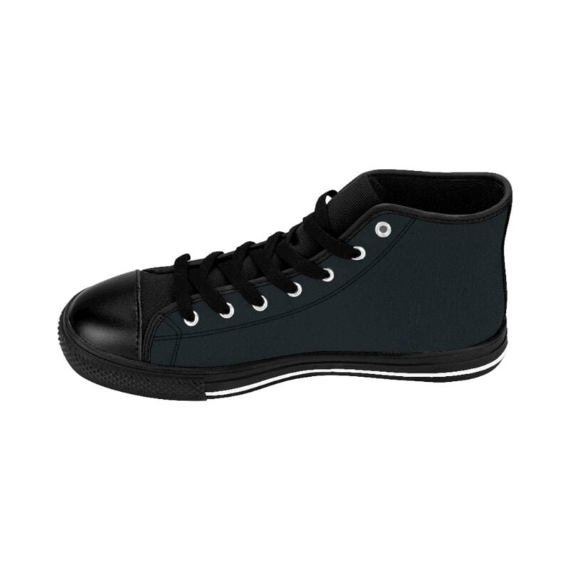 Gunmetal - Men's High-top Sneakers - Image 7