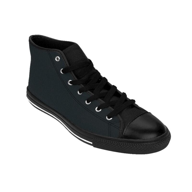 Gunmetal - Men's High-top Sneakers - Image 8