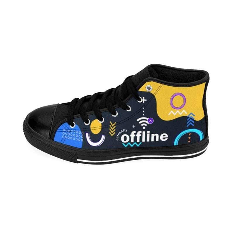 Offline Gamers - Men's High-Top Sneakers - Image 3