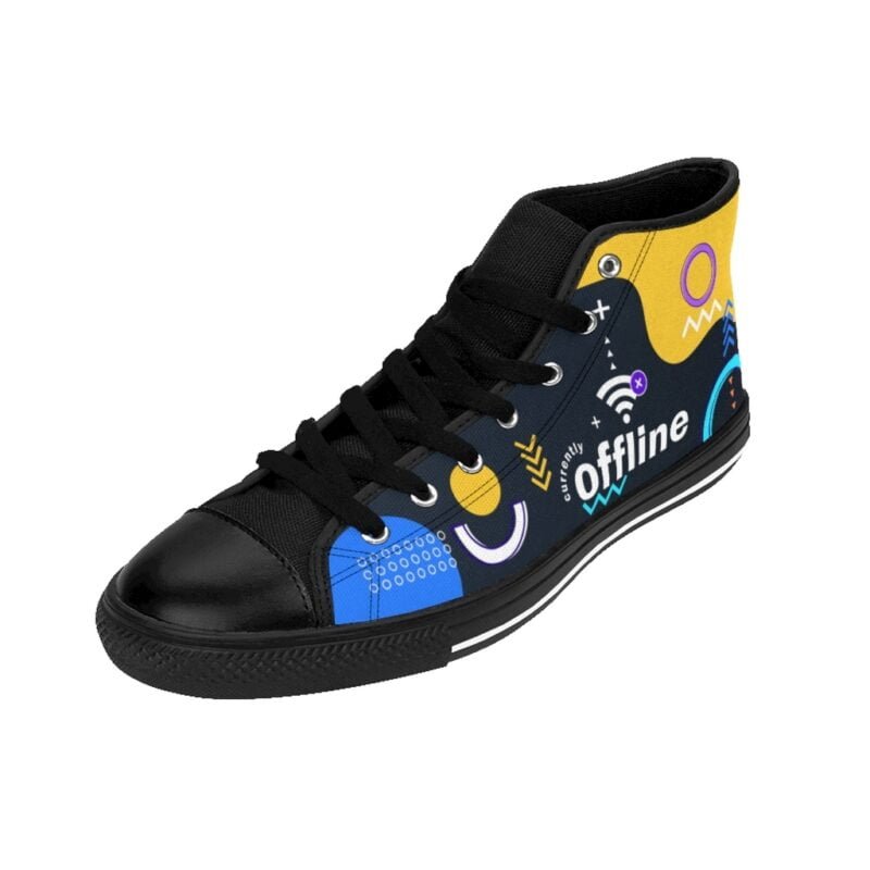 Offline Gamers - Men's High-Top Sneakers - Image 5