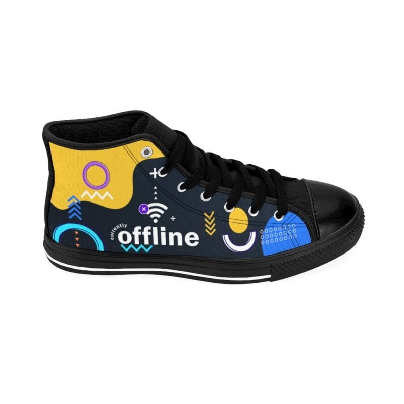 Offline Gamers - Men's High-Top Sneakers - Image 6