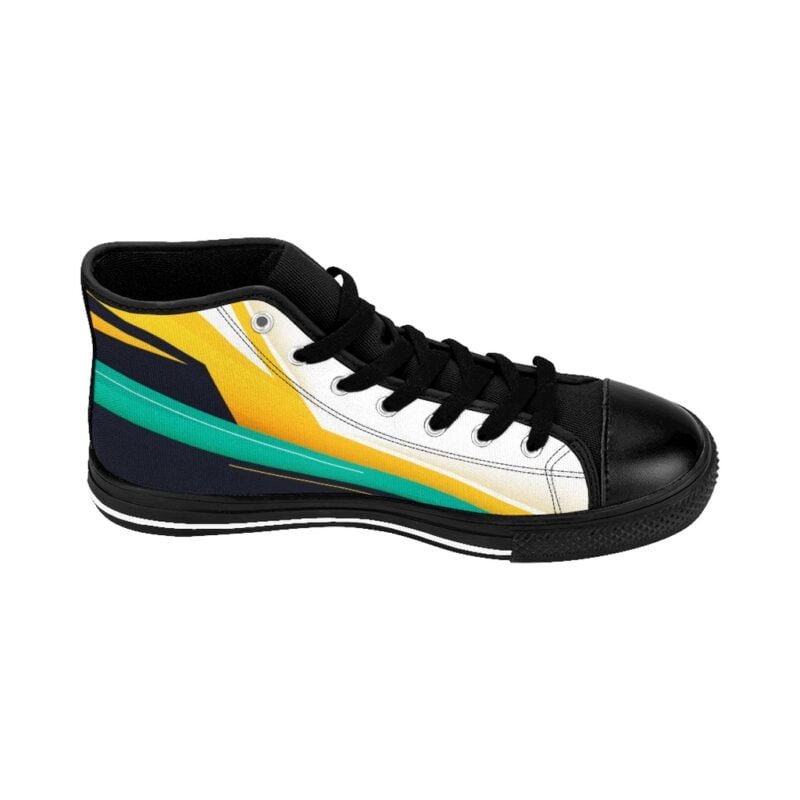 Geometric Memphis - Men's High-top Sneakers - Image 4