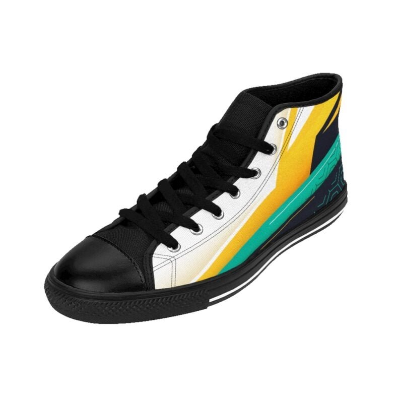 Geometric Memphis - Men's High-top Sneakers - Image 5