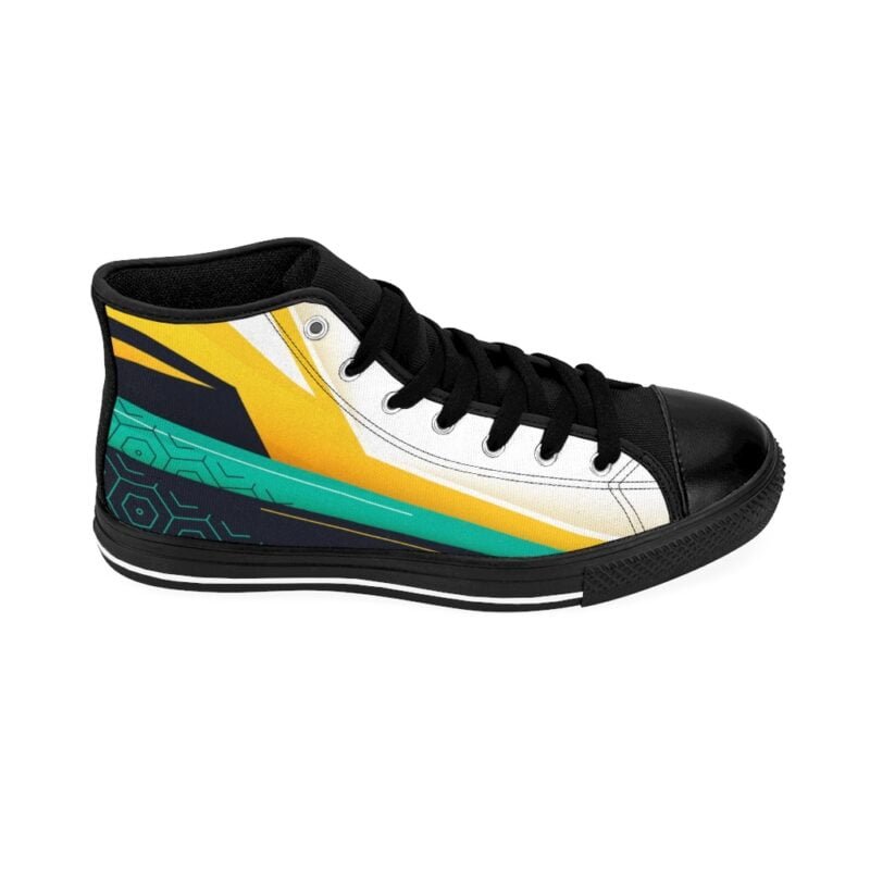 Geometric Memphis - Men's High-top Sneakers - Image 6