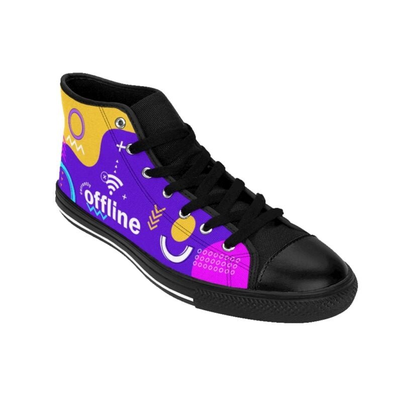 Offline Gamers - Women's High-Top Sneakers - Image 8