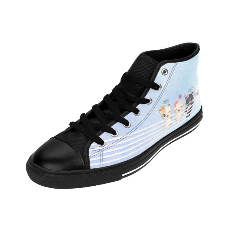 4 Cute Baby Cats - Women's High-Top Sneakers - Image 5