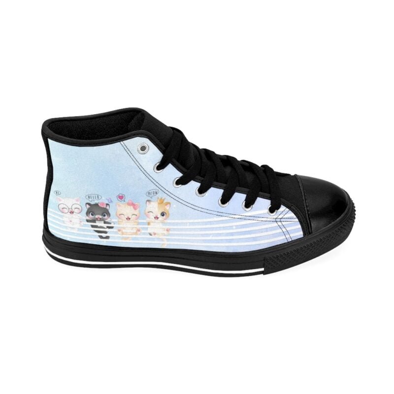4 Cute Baby Cats - Women's High-Top Sneakers - Image 6