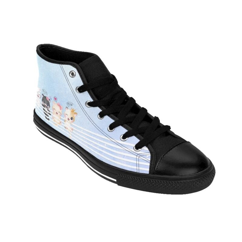 4 Cute Baby Cats - Women's High-Top Sneakers - Image 8