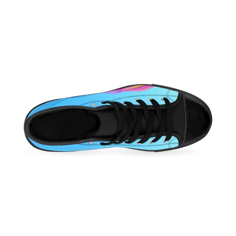 Colourful Braided - Women's High-Top Sneakers - Image 2