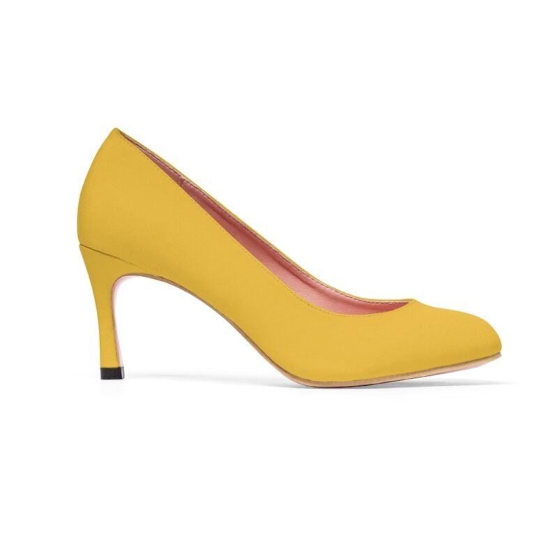 Yellow Women's High Heels - Image 2