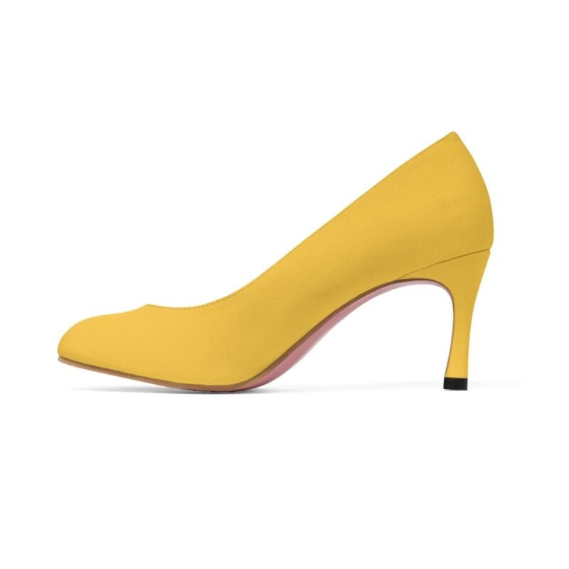 Yellow Women's High Heels - Image 3