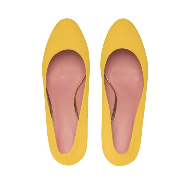 Yellow Women's High Heels - Image 7
