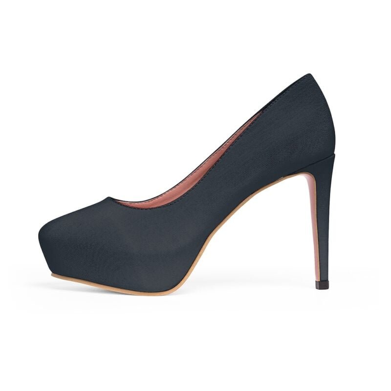 Shadows Grey Women's Platform Heels - Image 4