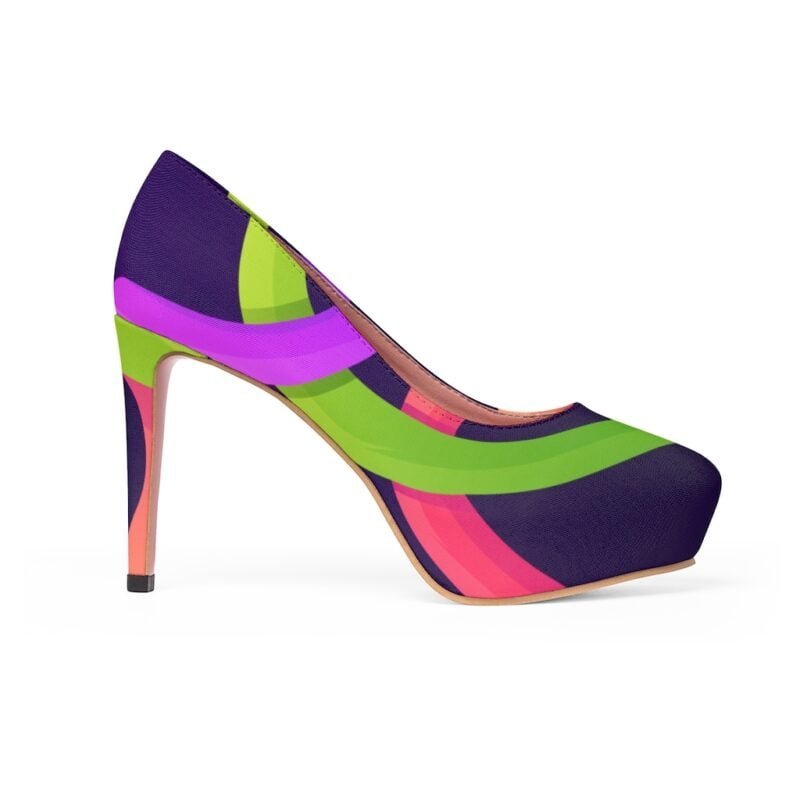 Flying Strips Women's Platform Heels - Image 3