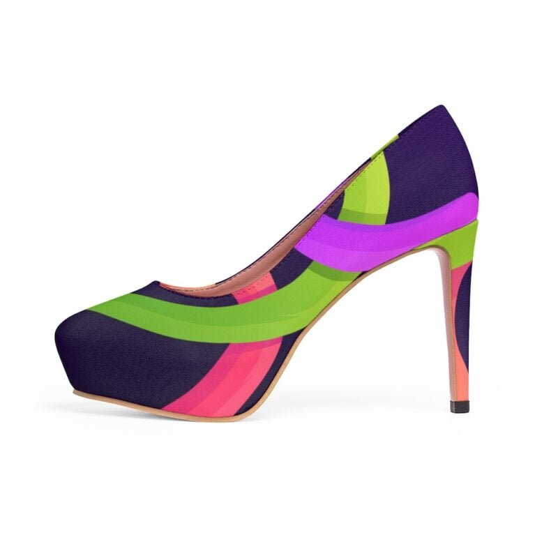 Flying Strips Women's Platform Heels - Image 5